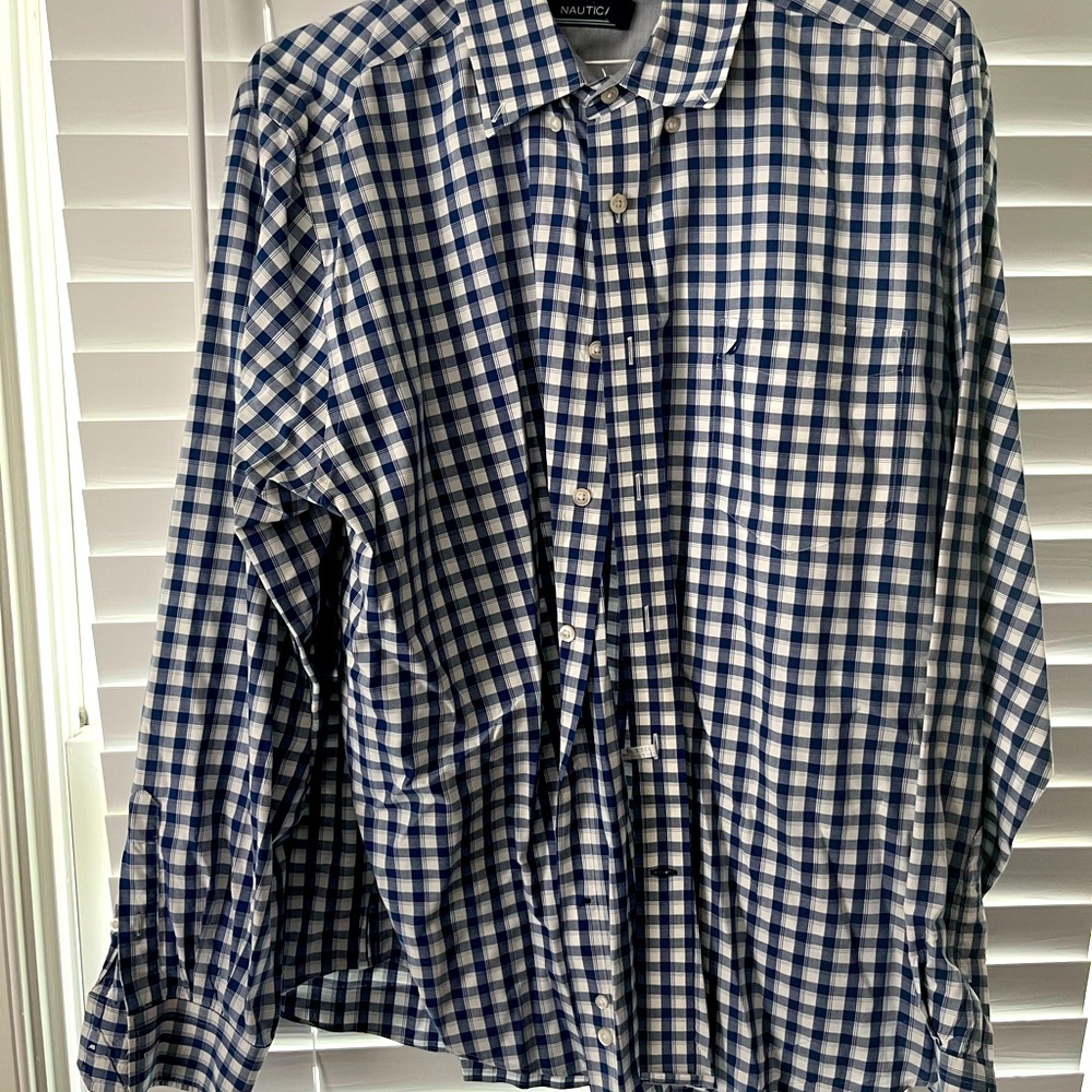 Long sleeve men dress shirt size xl